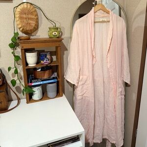 Flax Soft Pink robe